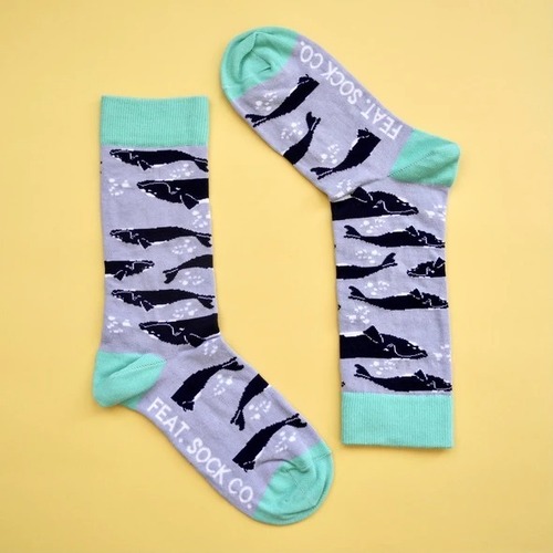 Ladies' Southern Right Whale socks