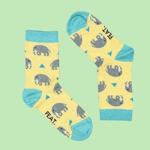 Kid's Elephant socks (6 - 8 years)