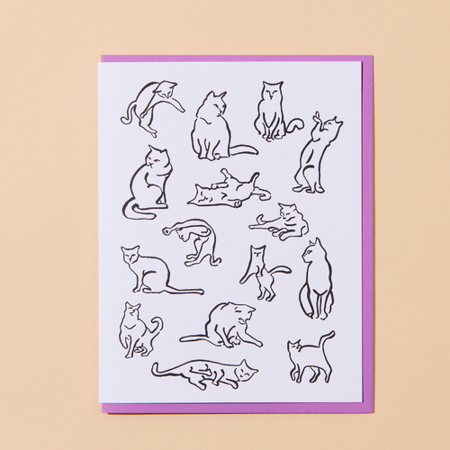 Cattern Letterpress Card