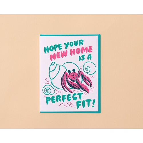 Perfect Fit New Home Letterpress Card