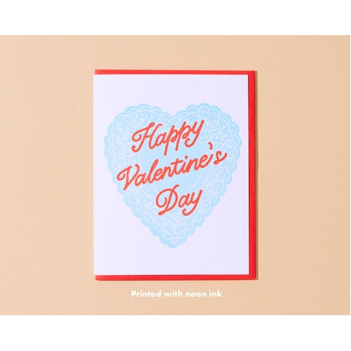 Vintage Valentine Letterpress Card