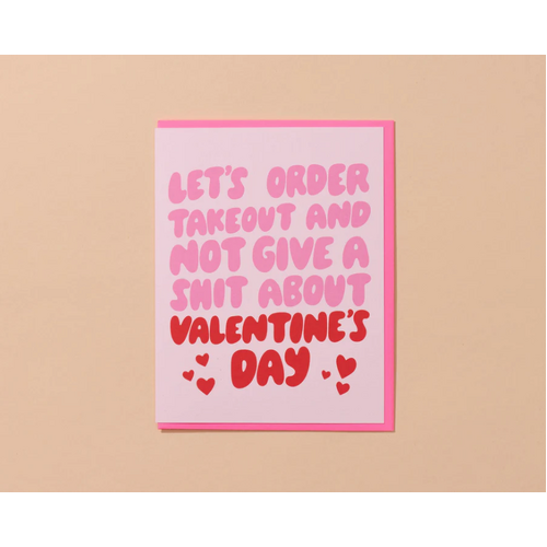 Lets order take out Valentine's 
