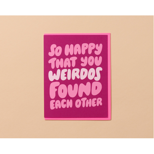 Weirdos Found Each Other card