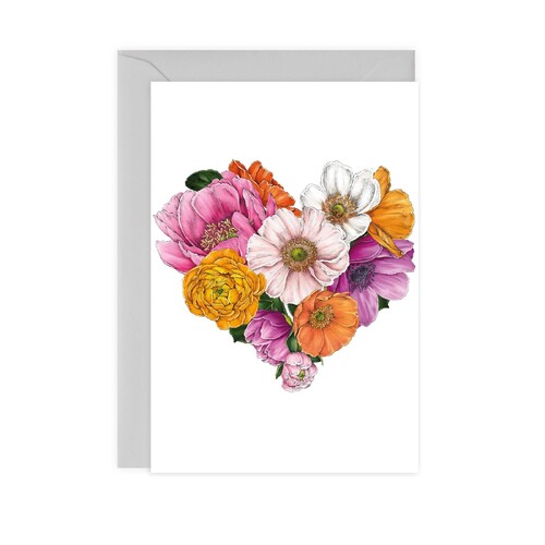 Floral Brights - Heart