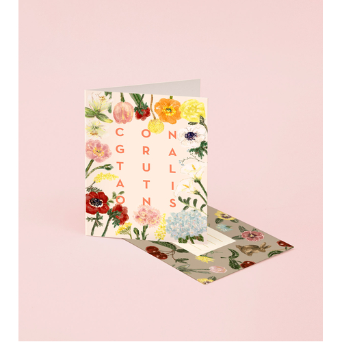 Sofia Floral Congratulations Card