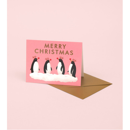 Dressed Up Penguins Card