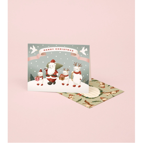 Pola Bear Family Card