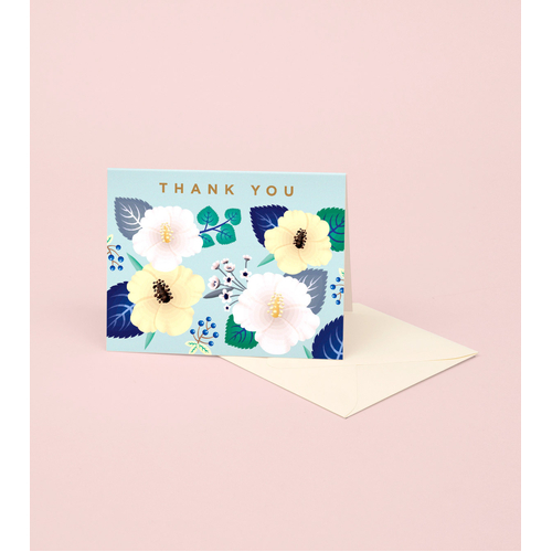 Hibiscus Thank You Card