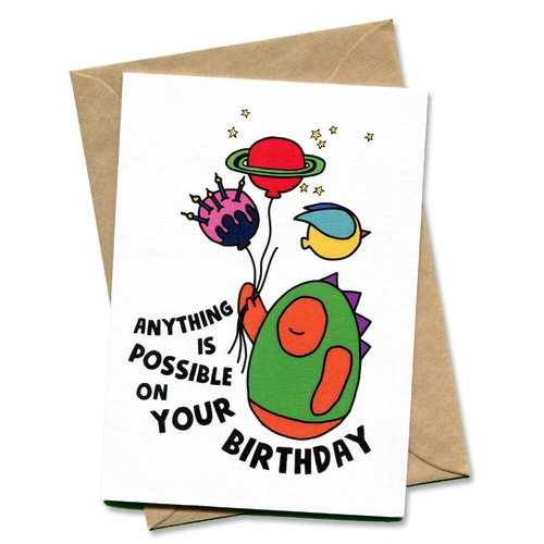 Anything Is Possible On Your Birthday Kid's Card