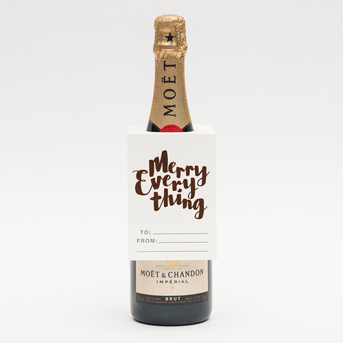 Merry Everything Bottle Tag