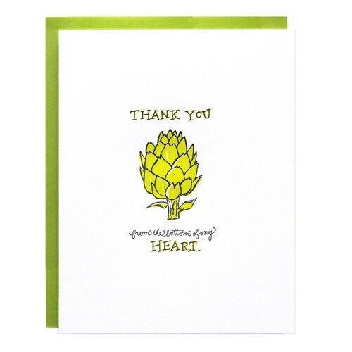 Thank You From The Bottom Of My Heart Artichoke