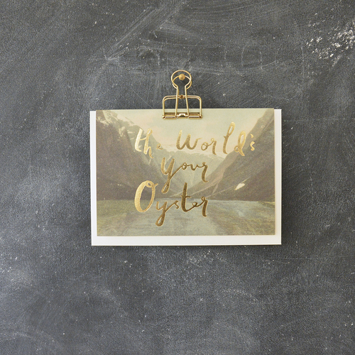 World is Your Oyster