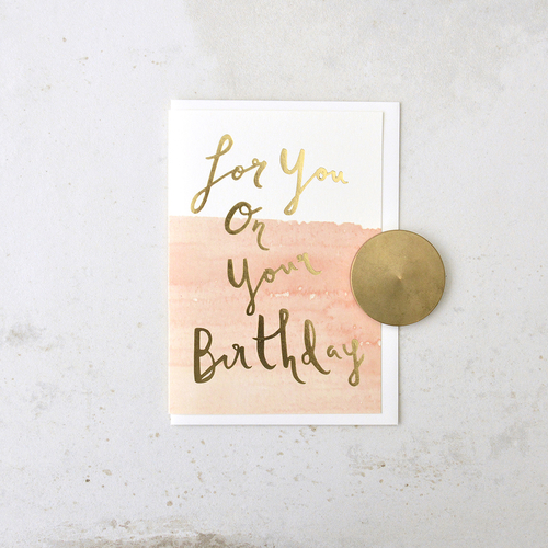 Brushstroke Birthday