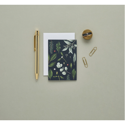 Mini Card - Christmas Greenery
