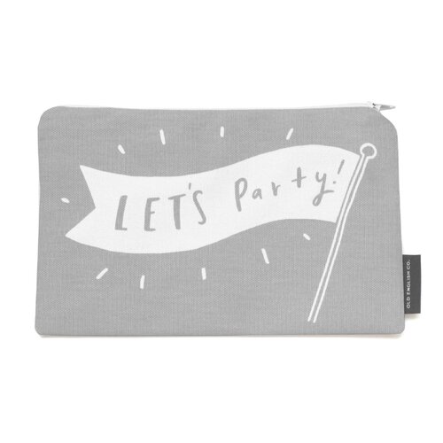 Lets party make up pouch.