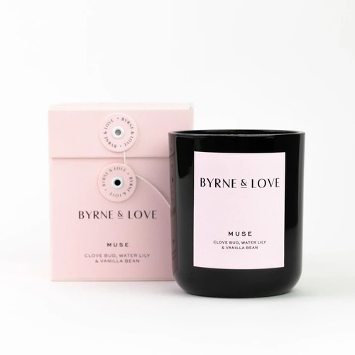 Muse Candle Pink 300g - Clove Bud & Waterlily 
