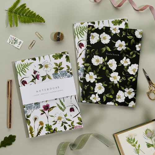 A5 Notebook Set - Cottage Garden