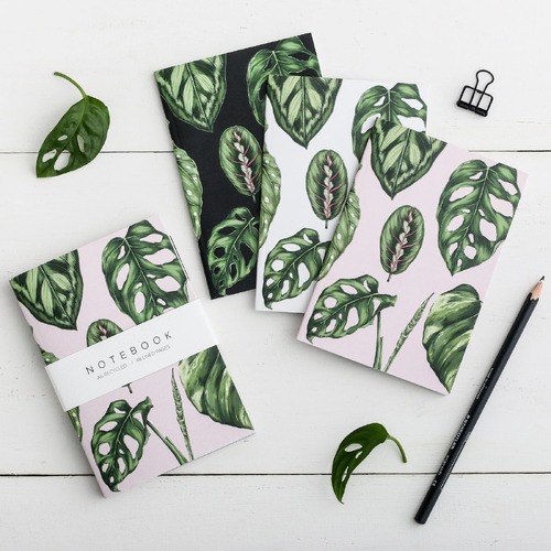 A6 Notebook Set - Houseplant Collection