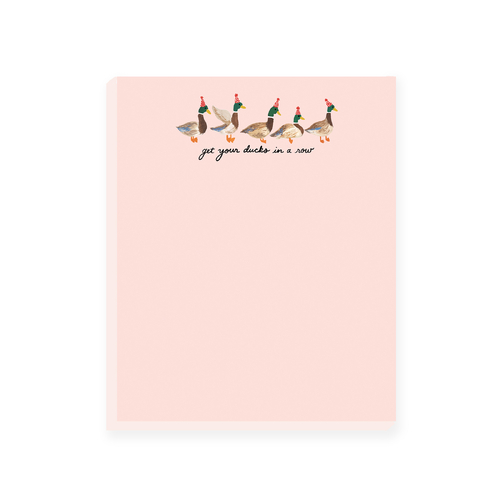 Ducks in a Row Notepad