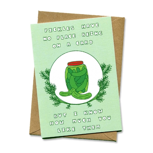 Pickles Have No Place Being on a, But I Know How Much You Like Them