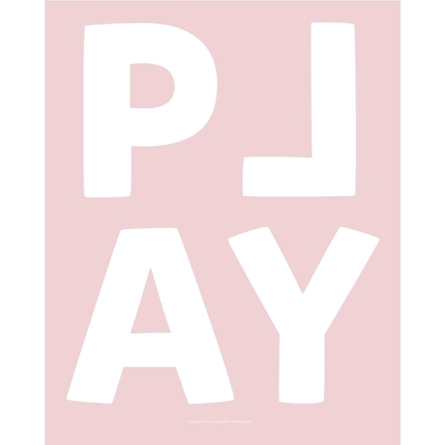 PLAY (blush) 40 x 50cm Print