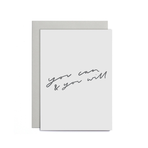 You Can And Will Small Card