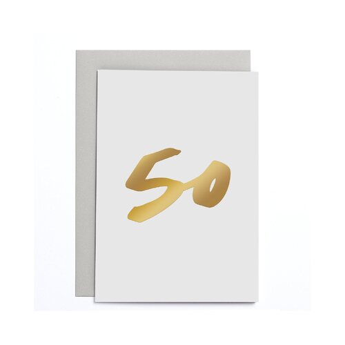 50th Birthday Small card