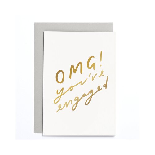 OMG You're Engaged Small card