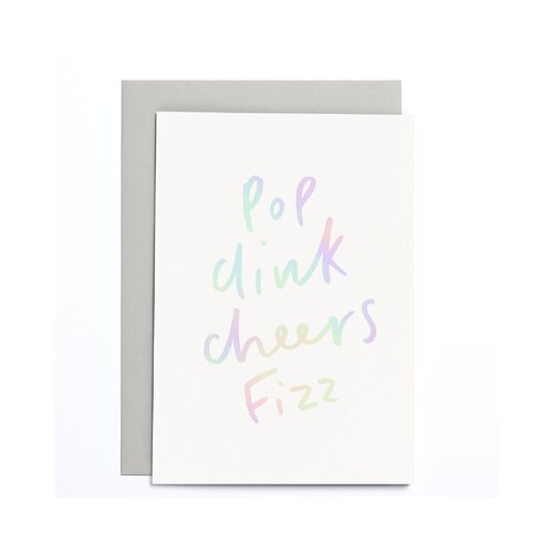 Pop Clink Cheers Small card