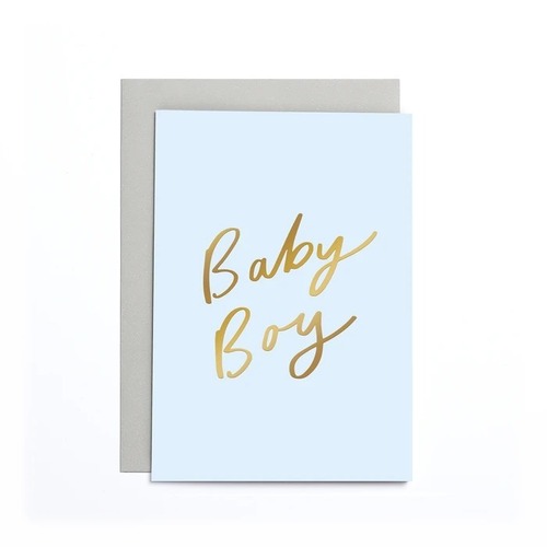 Baby Boy Small Card