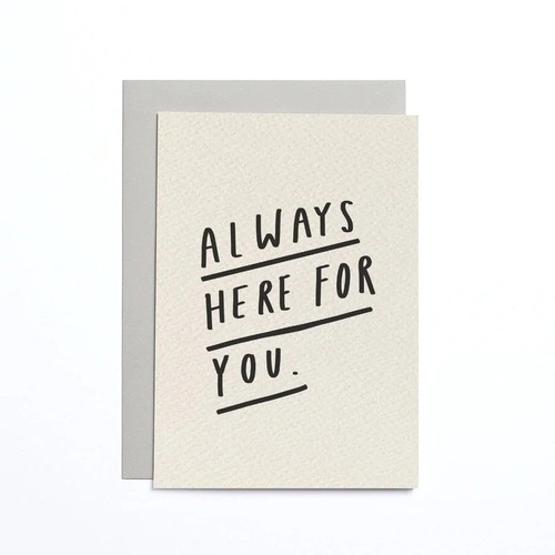 Always Here Cream Small Card