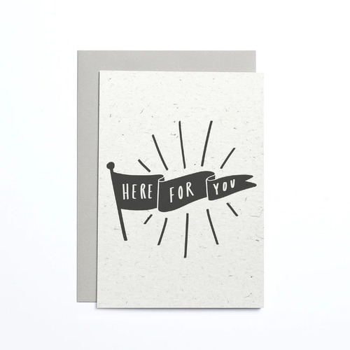 Here For You Flag Small Card