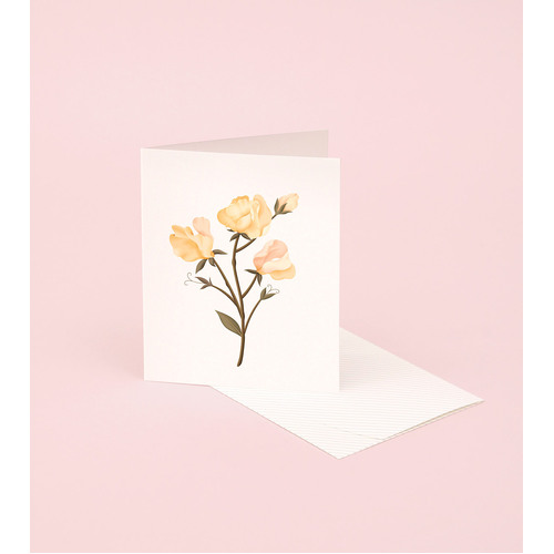 Botanical Scented Card - Sweet Pea