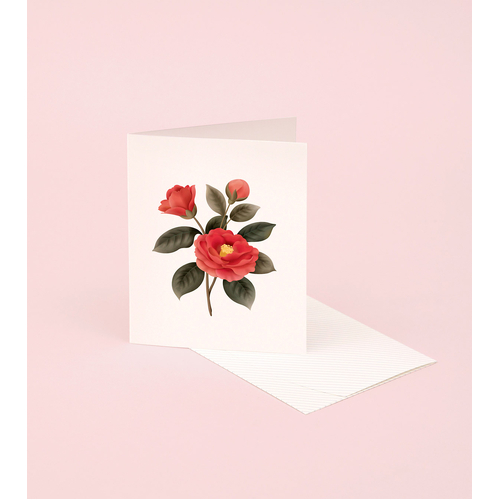 Botanical Scented Card - Camellia