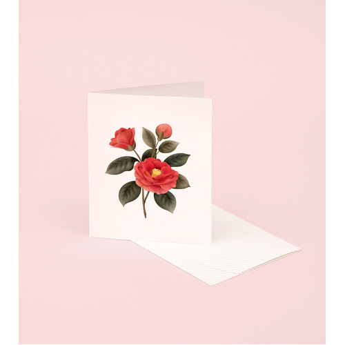 Botanical Scented Card - Camellia