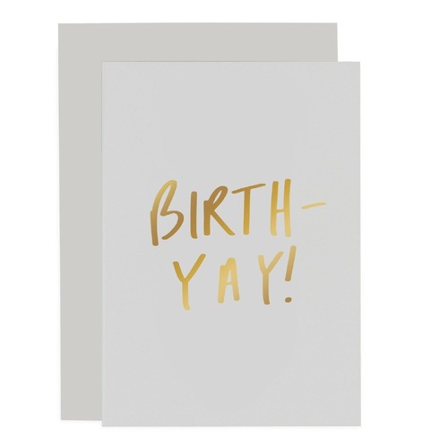 Birth-Yay! card