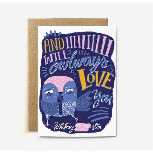 And I Will Always Love You (large card)