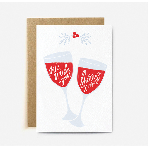 We Wish You a Sherry Xmas (large card)