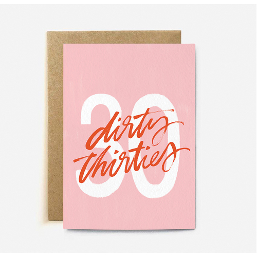 Dirty Thirties (large card)