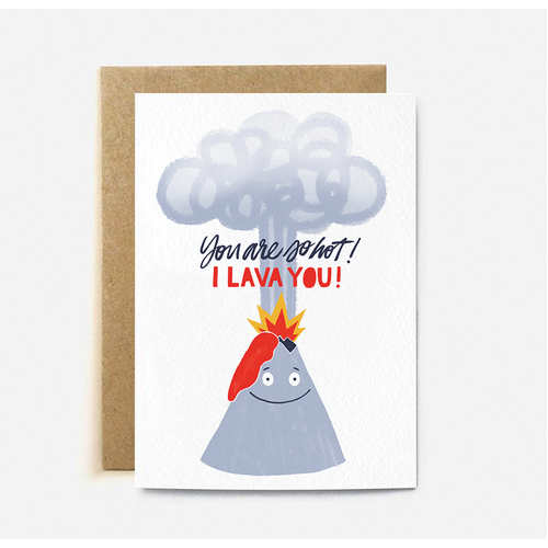 You Are So Hot! I Lava You! (large card)