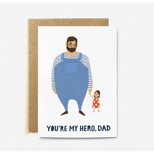 You're My Hero, Dad (large card)