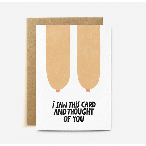 I Saw This Card and Thought of You (Old Boobies)
