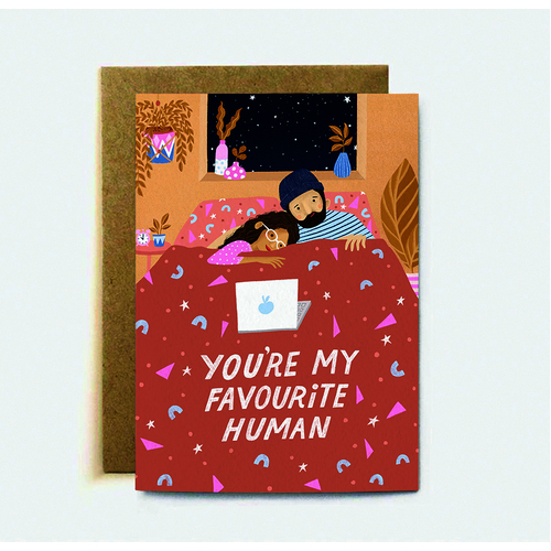 You're my Favourite Human (large card)