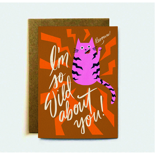 I'm so Wild About You (large card)