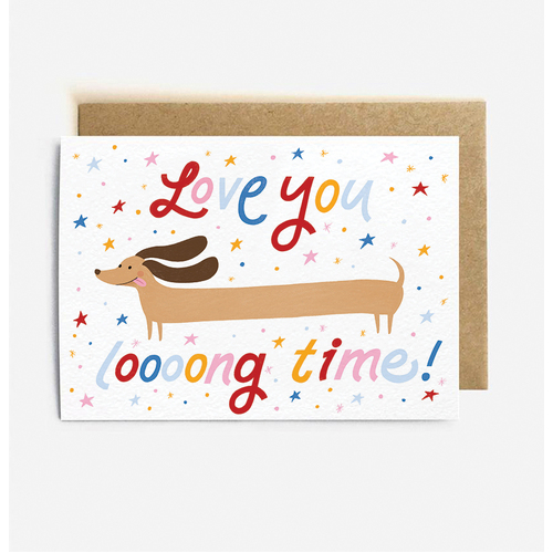 Love You Long Time (large card)