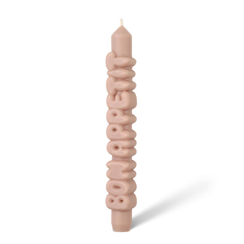 Bon Appetit 3D Taper Candle Cream