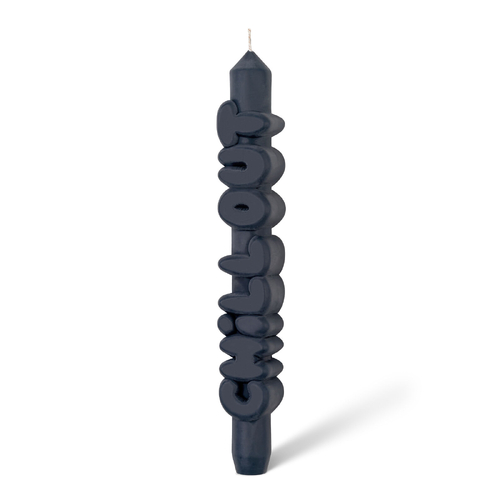 Chill Out 3D Taper Candle Black