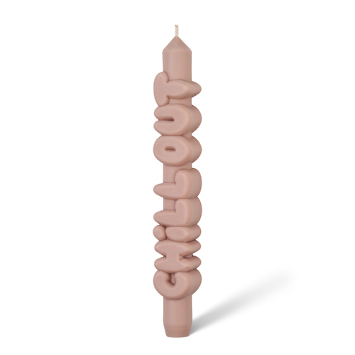Chill Out 3D Taper Candle Cream