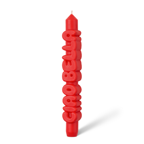 Ciao Bella 3D Taper Candle Orange