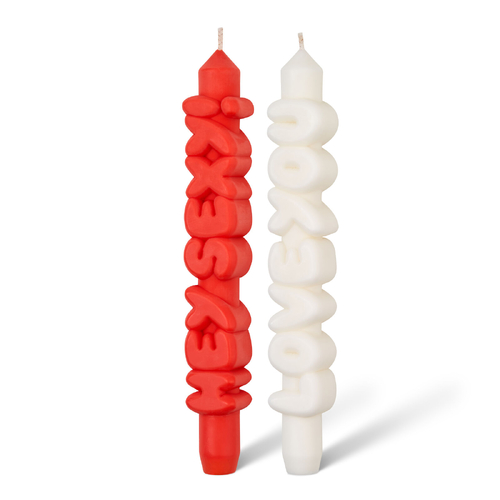 Hey Sexy!, Love You 3D Taper Candle Set